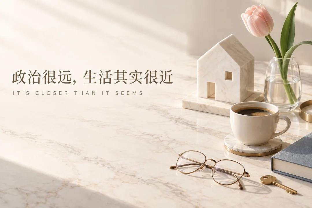 政治看似遥远，最后会落到家庭与企业的日常选择上