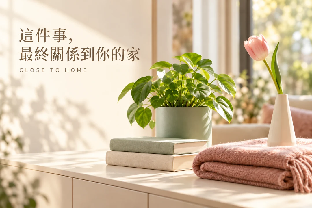 溫暖家居場景,提示利率決議最終會關係到家庭房貸
