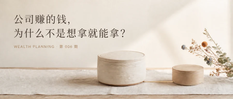 公司赚的钱，为什么不是想拿就能拿？
