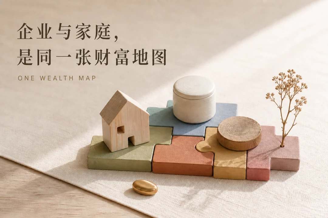 企业财富、个人财富与家庭未来需要放在同一张财富地图中规划