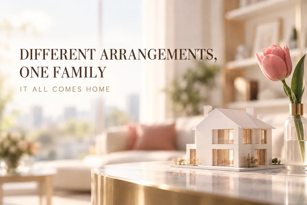 Different arrangements ultimately return to one family