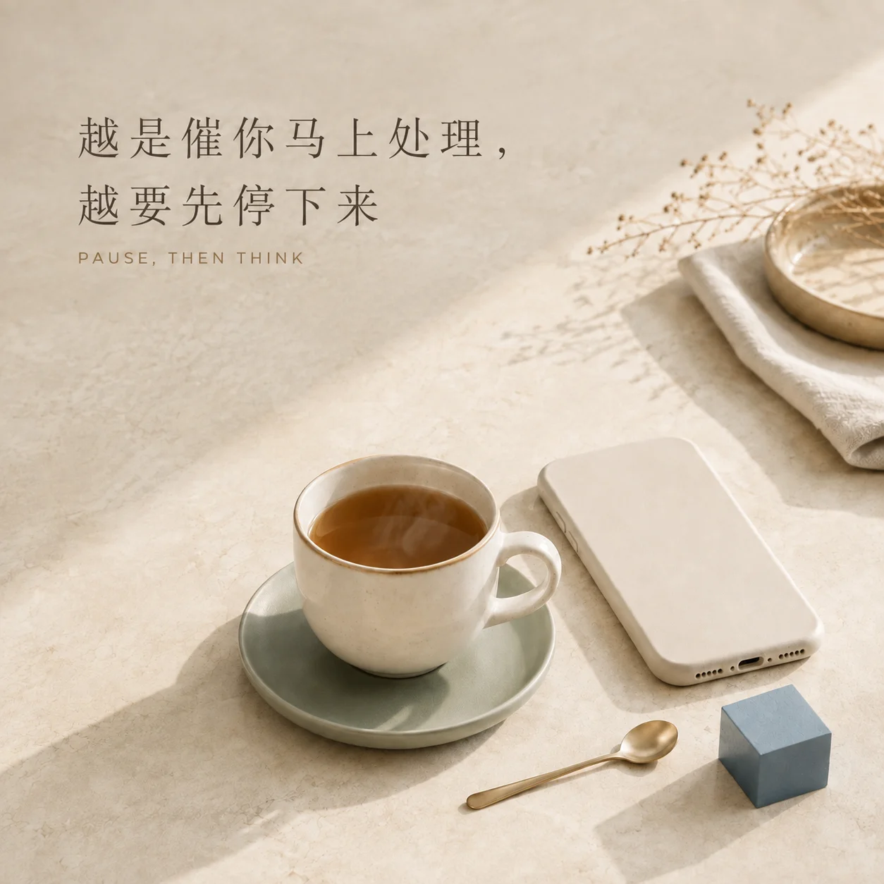越是催你马上处理，越要先停下来