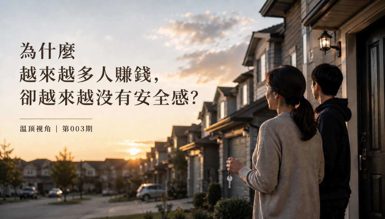 為什麼越來越多人賺錢，卻越來越沒有安全感？