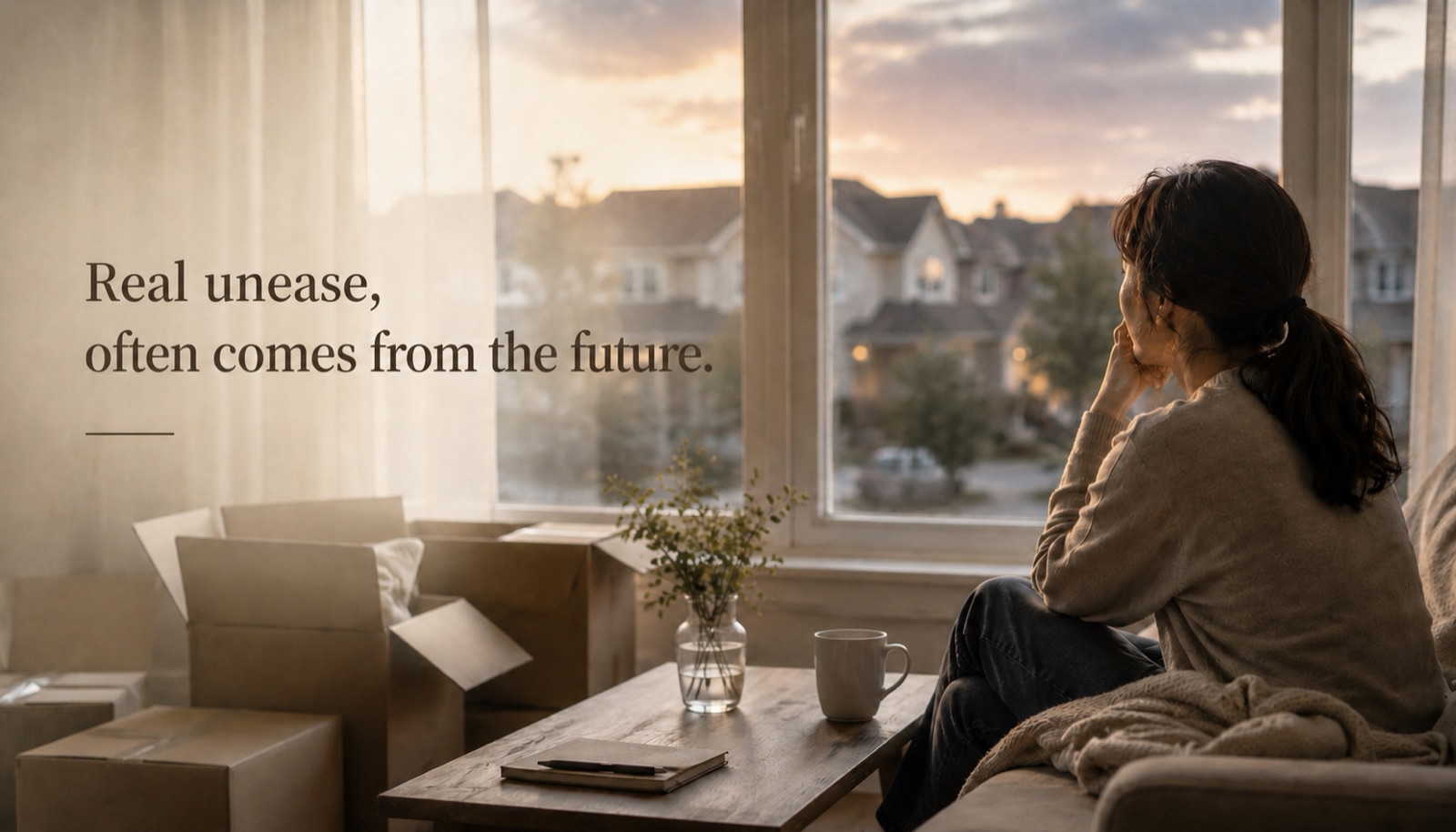 Real unease, more often than not, comes from the future