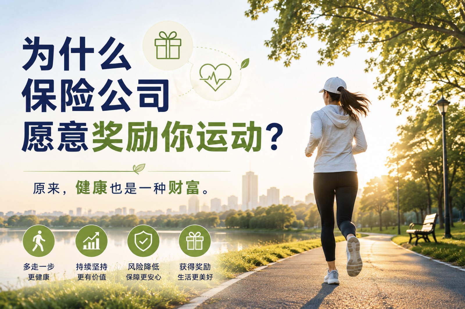 为什么保险公司愿意奖励你运动？原来，健康也是一种财富