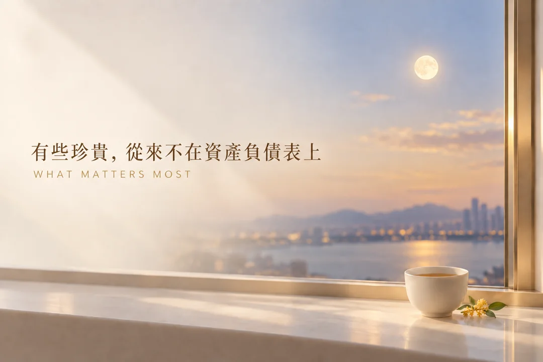 有些珍貴，從來不在資產負債表上