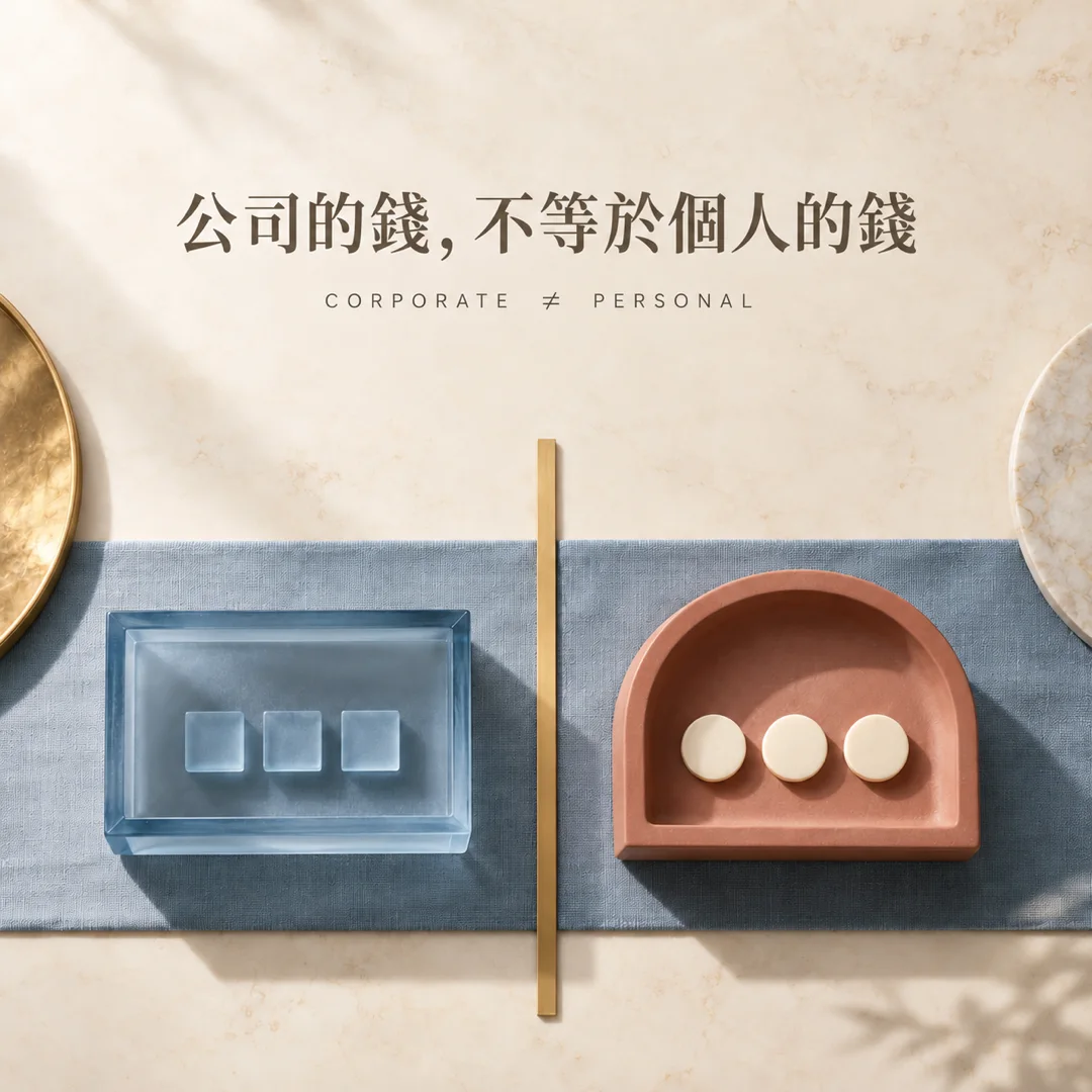 公司的錢，不等於個人的錢