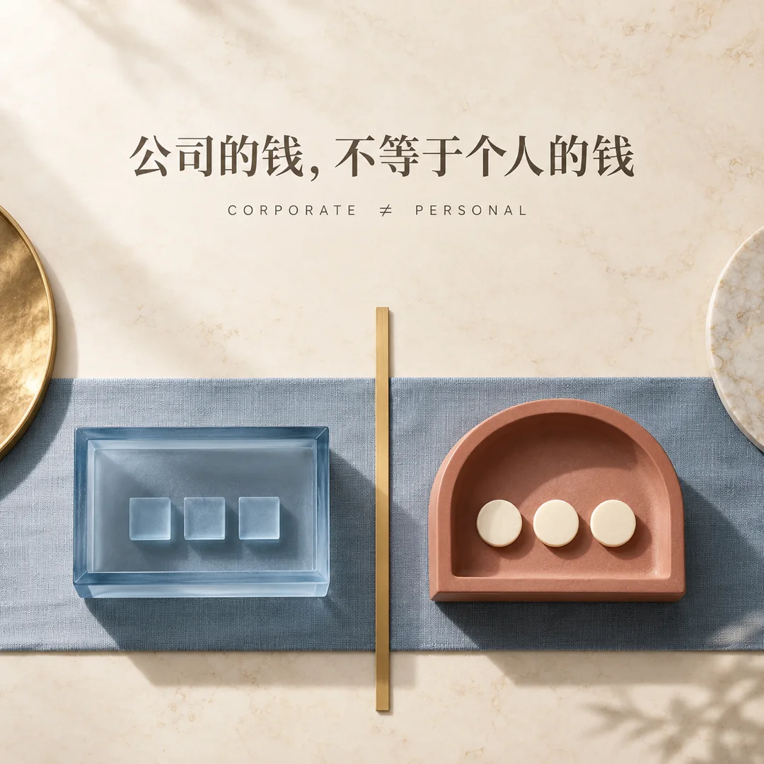 公司的钱，不等于个人的钱