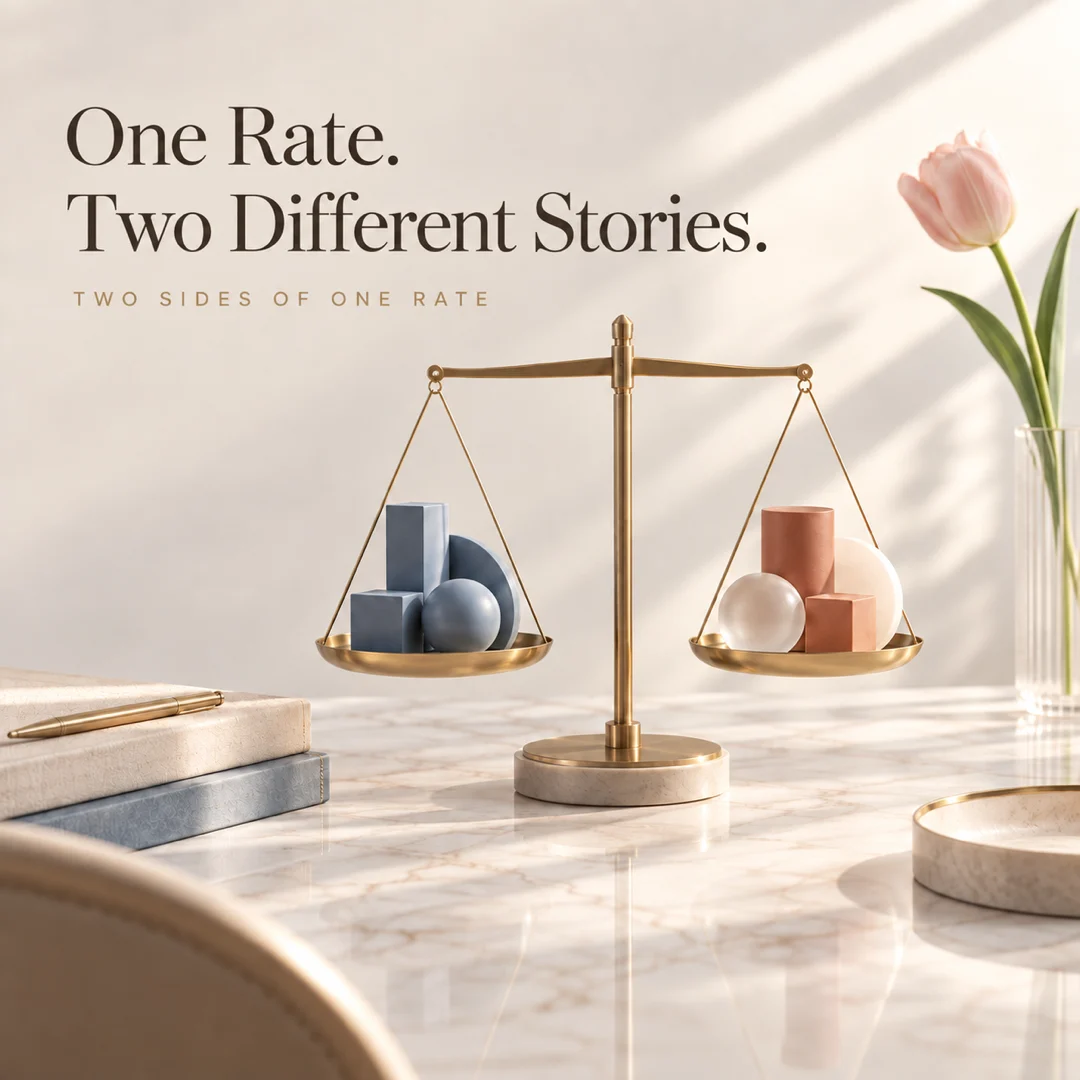 One interest-rate change can affect borrowing and assets differently