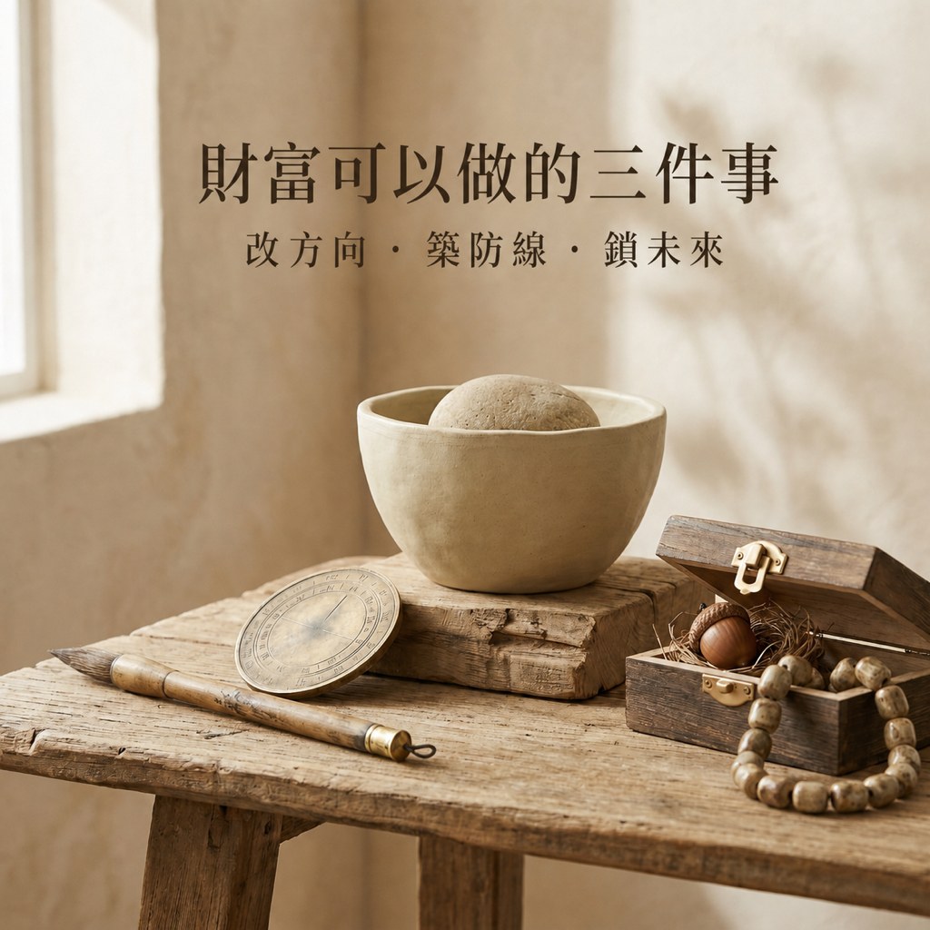 面對時代變化，財富可以做的三件事——改方向、築防線、鎖未來