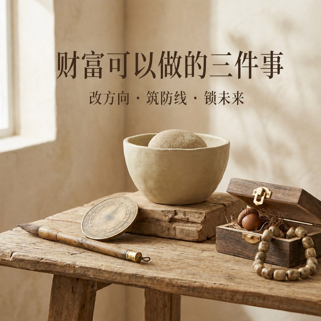 面对时代变化,财富可以做的三件事——改方向、筑防线、锁未来