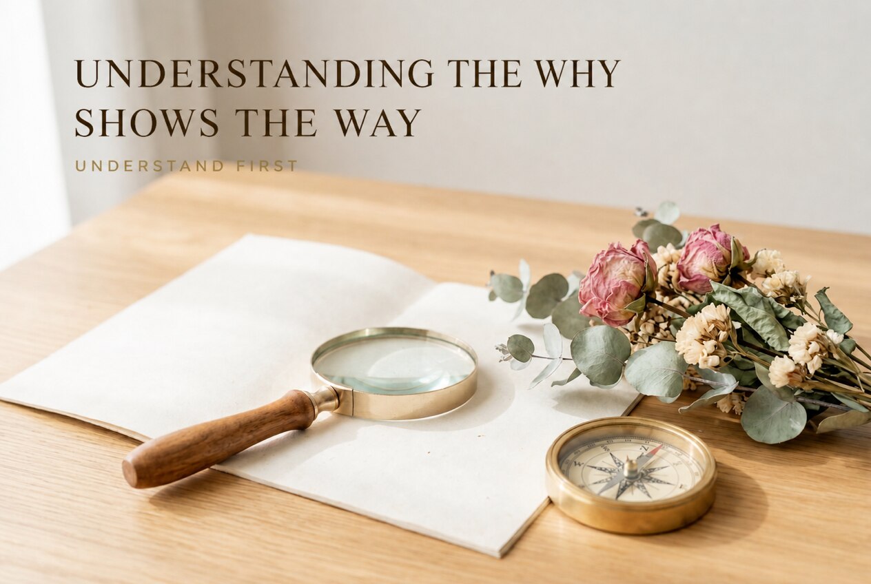 Understand the reason before choosing the direction