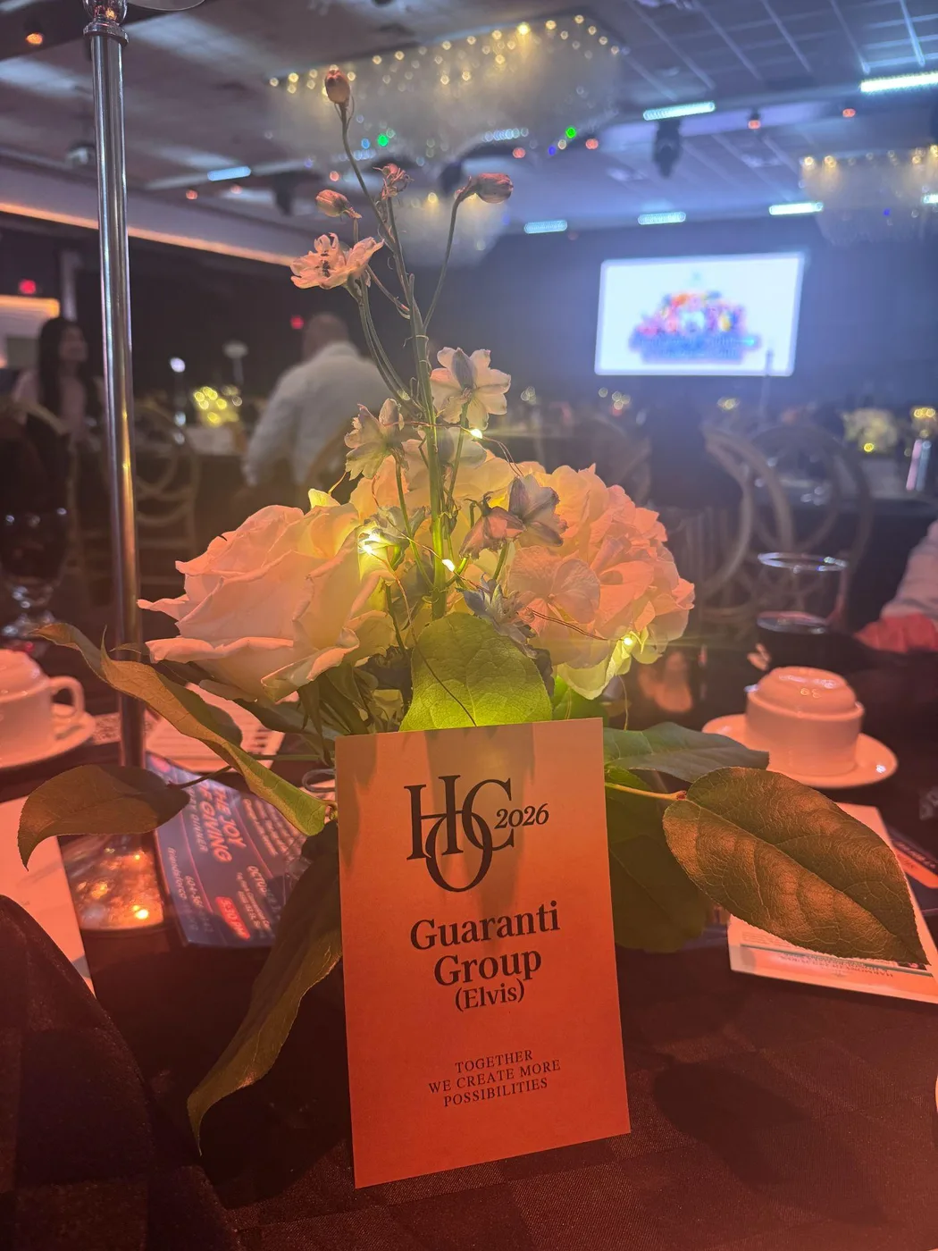 Guaranti Group table at the Harmony of Cultures & Honours Gala 2026