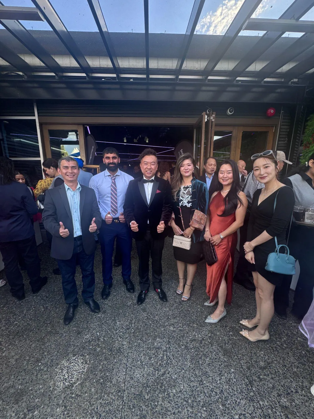 The Guaranti Group team with guests at the gala